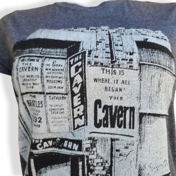 THE BEATLES CAVERN CLUB UK Liverpool Graphic Tee S M Artist  Rock Band Shirt - Picture 14 of 16